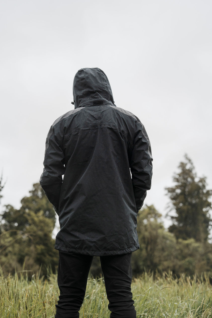 Ventura Waterproof Rain Jacket - Men Black