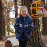 Kids Wave Rider NZ Wool Jacket - Blue