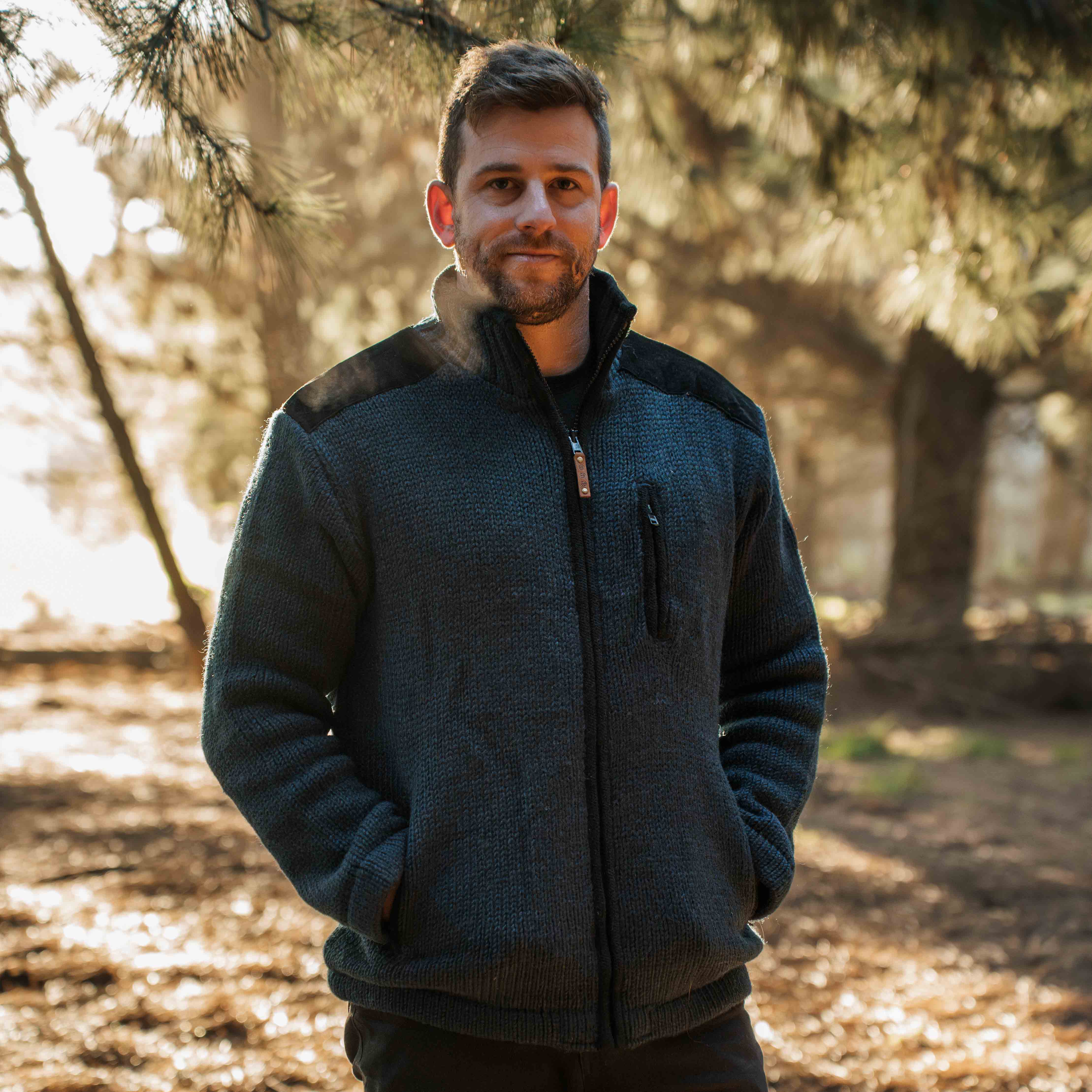 Men's Waiouru Ranger NZ Wool Jacket - Navy