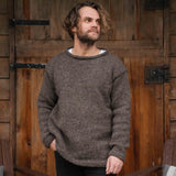 Men's Weekender NZ Wool Jersey - Dark Natural Brown