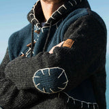 Mens Woodville Stitch NZ Wool Jersey - Navy