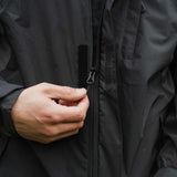 Ventura Waterproof Rain Jacket - Men Black Grey