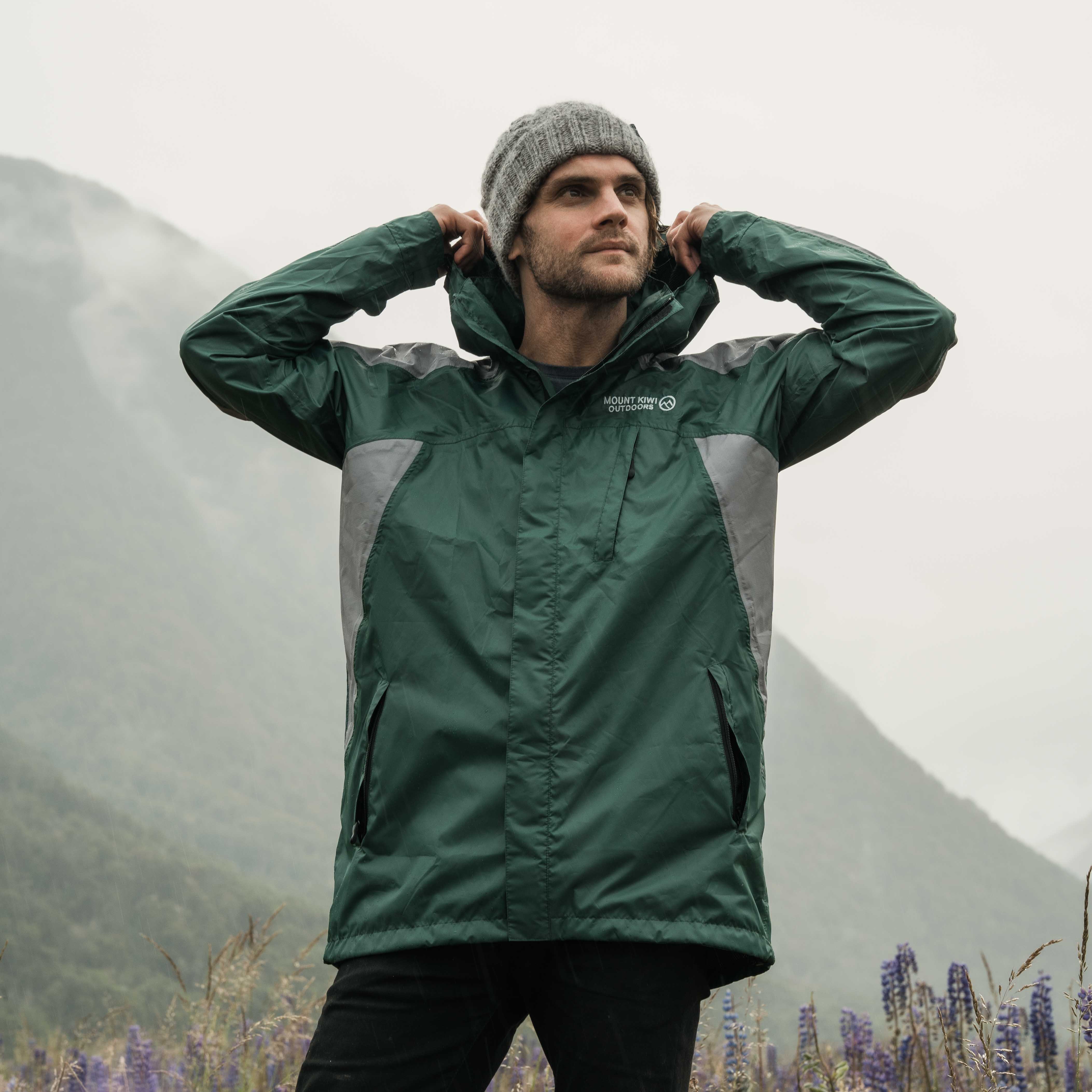 Ventura Waterproof Rain Jacket - Men Green