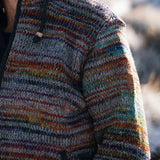 Mens 50 Shades on Grey NZ Wool Jacket