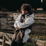 Mens Alpine NZ Wool Jacket - Brown