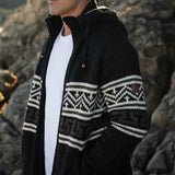 Mens Te Anau NZ Wool Jacket - Charcoal