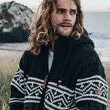 Men's Te Anau NZ Wool Jacket - Charcoal