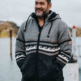 Men's Whale Bay NZ Wool Jacket - Charcoal