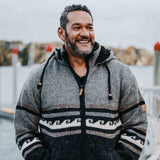 Men's Whale Bay NZ Wool Jacket - Charcoal