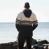 Mens Whale Bay NZ Wool Jacket - Cream Mix
