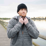Mens Byron Bay NZ Wool Jacket - Grey