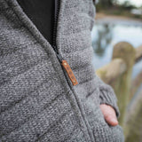 Mens Byron Bay NZ Wool Jacket - Grey