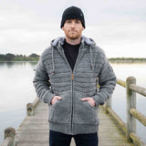 Mens Byron Bay NZ Wool Jacket - Grey