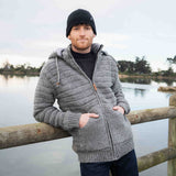 Mens Byron Bay NZ Wool Jacket - Grey