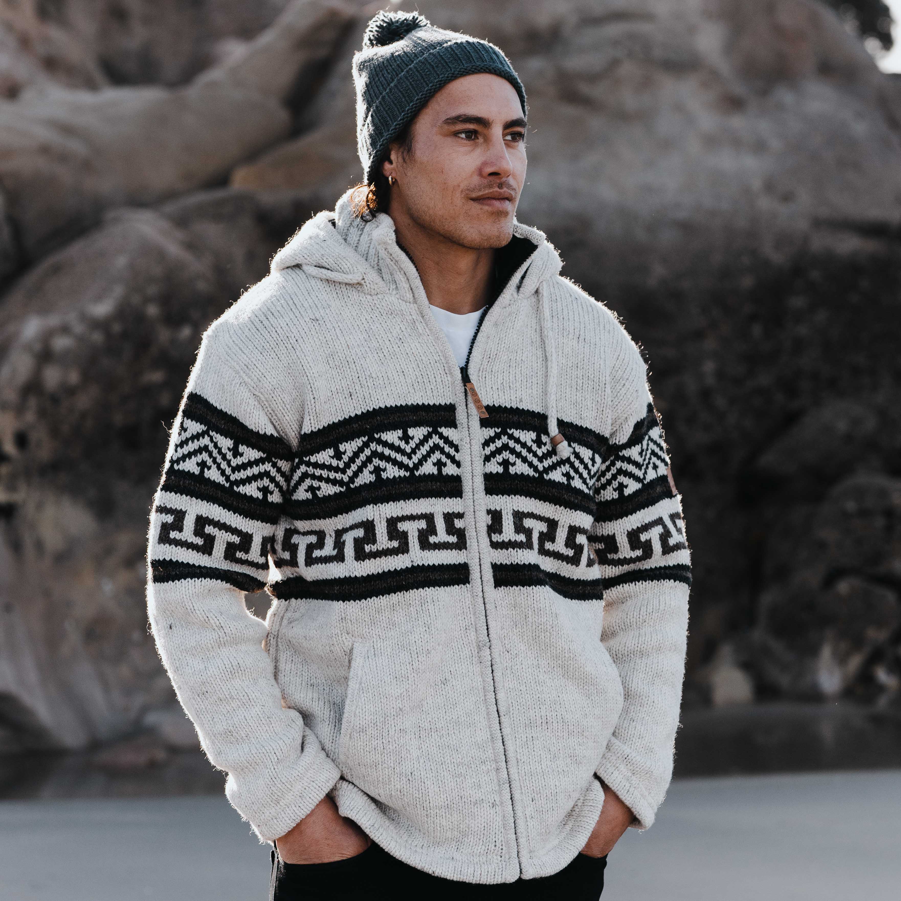 Men's Te Anau NZ Wool Jacket - Oat
