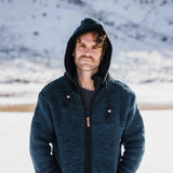 Mens Punakaiki NZ Wool Jacket - Ocean