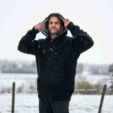 Men's Coastal NZ Wool Jersey - Black