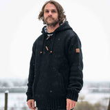 Men's Coastal NZ Wool Jersey - Black