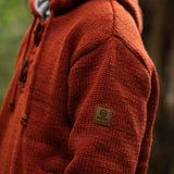 Men's Coastal NZ Wool Jersey - Burnt Orange