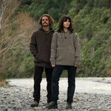 Men's Coastal NZ Wool Jersey - Dark Natural Brown