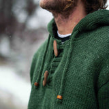 Men's Coastal NZ Wool Jersey - Forest
