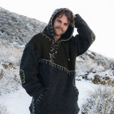 Mens Woodville Stitch NZ Wool Jersey - Forest Green