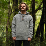 Men's Coastal NZ Wool Jersey - Grey