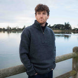 Mens Mackenzie NZ Wool Jersey - Grey