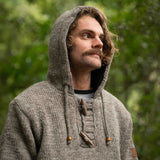 Men's Coastal NZ Wool Jersey - Natural Brown