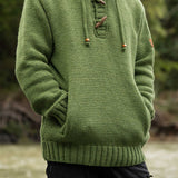 Men's Coastal NZ Wool Jersey - Olive