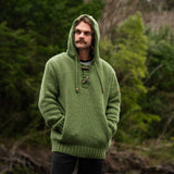 Men's Coastal NZ Wool Jersey - Olive