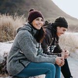 Merino Wool Ohakune Beanie - Grape