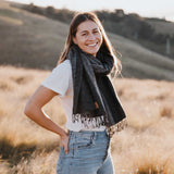 Sherpa Scarf/Shawl - Black