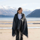 Sherpa Scarf/Shawl - Black