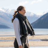 Sherpa Scarf/Shawl - Black