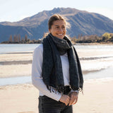 Sherpa Scarf/Shawl - Black