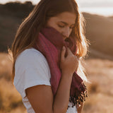Sherpa Scarf/Shawl - Fushia