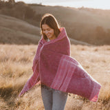 Sherpa Scarf/Shawl - Fushia