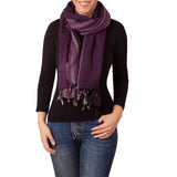 Sherpa Scarf/Shawl - Grape