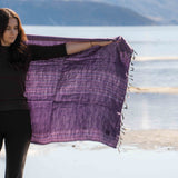 Sherpa Scarf Shawl - Grape