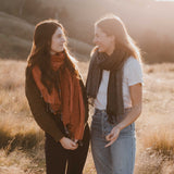 Sherpa Scarf/Shawl - Tangelo