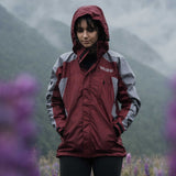 Ventura Waterproof Rain Jacket - Women Red