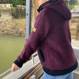 Women's Punakaiki NZ Wool Jacket - Berry