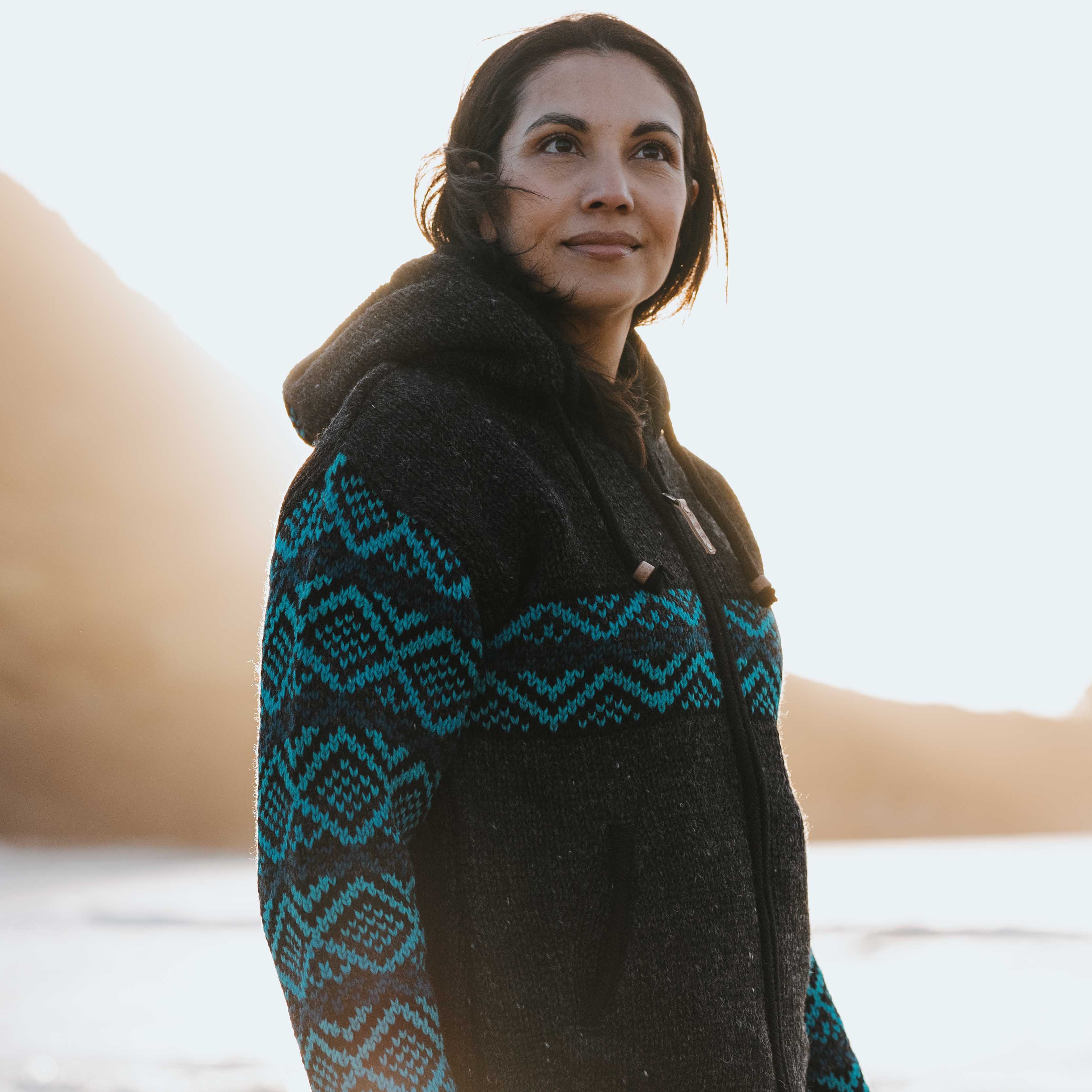 Women's Coronet Peak NZ Wool Jacket - Blue
