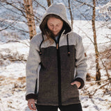 Womens Alpine NZ Wool Jacket - Brown