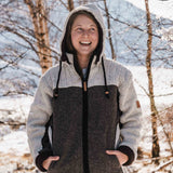 Womens Alpine NZ Wool Jacket - Brown