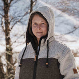 Womens Alpine NZ Wool Jacket - Brown