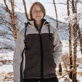 Womens Alpine NZ Wool Jacket - Brown