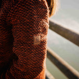 Womens Punakaiki NZ Wool Jacket - Burnt Orange