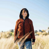 Women's Punakaiki NZ Wool Jacket - Burnt Orange